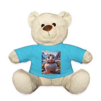 Oiseaux super mignons – Puffin - Nounours - bleu outremer - Devant
