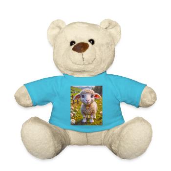 Animaux super mignons dans une ferme – moutons - Nounours - bleu outremer - Devant