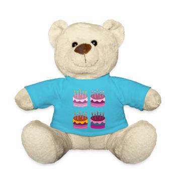 torte 4fach - Teddy - Atollblau - Vorne