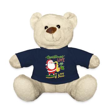 Christmas, Love & Jazz, Perfekt für Musikfans - Teddy - French Navy - Vorne