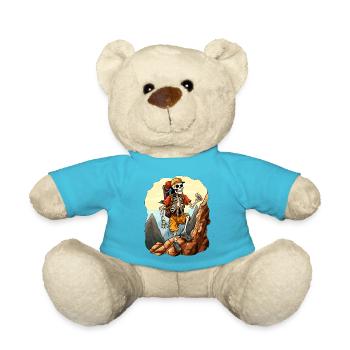 Skelette Wandern / Bergsteiger Skelett - Teddy - Atollblau - Vorne