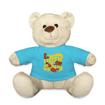 Otter Pun Otter Chaos - Teddy - Atollblau - Vorne