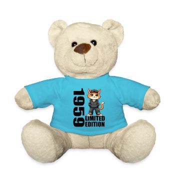 Limited Edition 1959 Geburtstag 1959 Geboren - Teddy - Atollblau - Vorne
