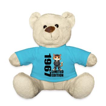 Limited Edition 1967 Geburtstag 1967 Geboren - Teddy - Atollblau - Vorne
