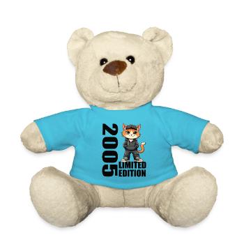 Limited Edition 2005 Geburtstag 2005 Geboren - Teddy - Atollblau - Vorne