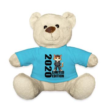 Limited Edition 2020 Geburtstag 2020 Geboren - Teddy - Atollblau - Vorne