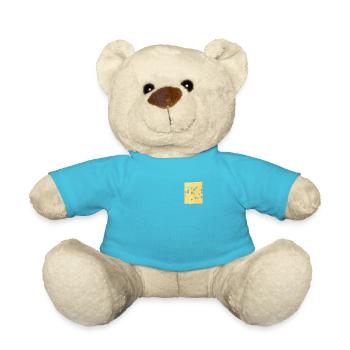 Eine Scheibe Käse für Toastbrot Frühstück - Teddy - Atollblau - Vorne