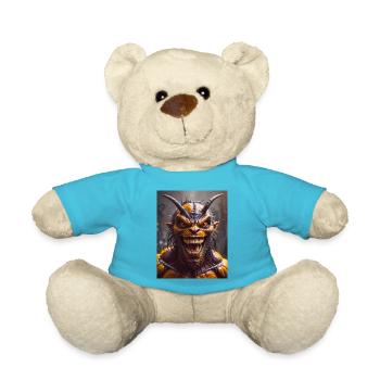 mutant monster half men half insect African bee - Teddy Bear - atoll blue - Front