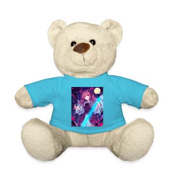 Hellow Anime Design - Teddy Bear - atoll blue - Front