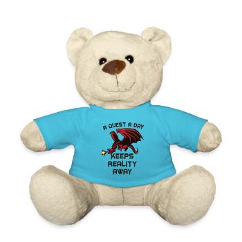 Play Gamer A Quest A Day - Teddy Bear - atoll blue - Front