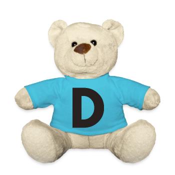 D - Teddy Bear - atoll blue - Front