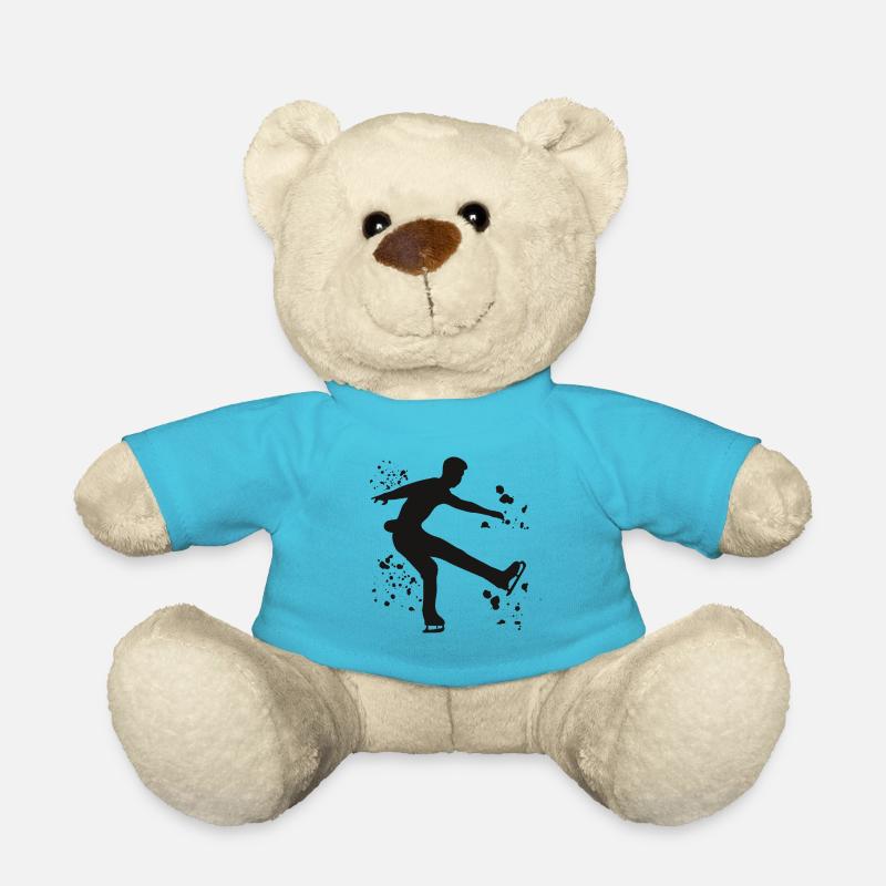 Eiskunstläufer Schlittschuhlaufen Eiskunstlauf - Teddy - Atollblau