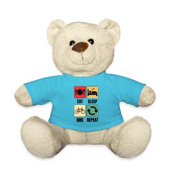 Drôle de vélo Dicton Cyclisme - Nounours - bleu outremer - Devant
