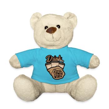 Eine Kaffeepause - Teddy - Atollblau - Vorne