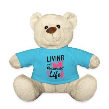 Pharmacy Tech Technician - Teddy Bear - atoll blue - Front