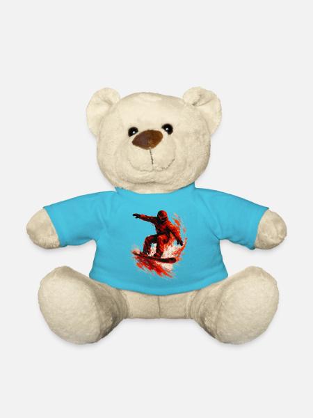 Snowboarden | Schnee | Snowboarder | Ski - Teddy - Atollblau