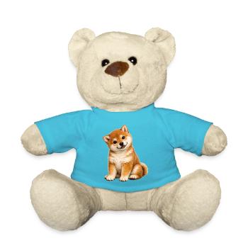 Mignon chiot Shiba Inu - Nounours - bleu outremer - Devant