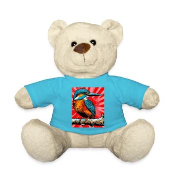 kingfisher - Teddy Bear - atoll blue - Front