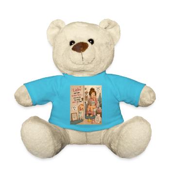 Nie wieder allein - Teddy - Atollblau - Vorne
