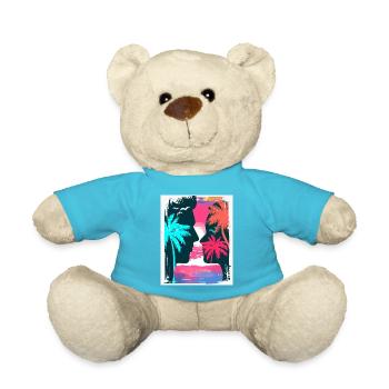 Neon Tropics Silhouette Romance - Teddy - Atollblau - Vorne