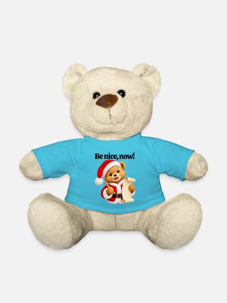 Der Weihnachtsteddybär - Teddy - Atollblau
