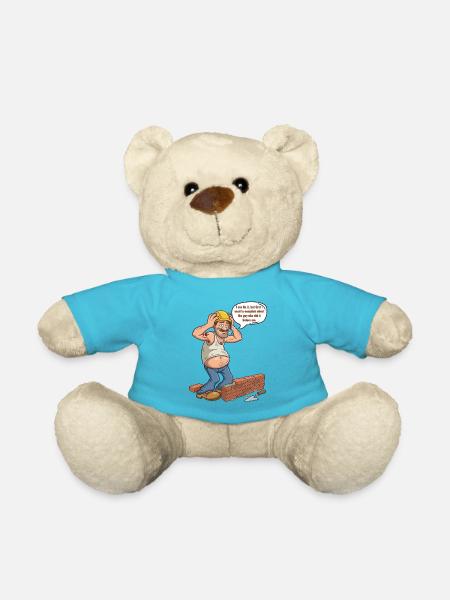 Humor-Builder: Der meckernde Profi - Teddy - Atollblau