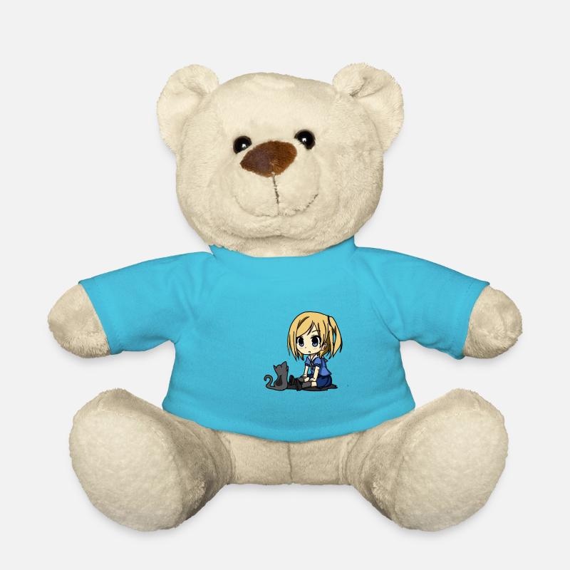 Manga Lilly Bleu - Nounours - bleu outremer