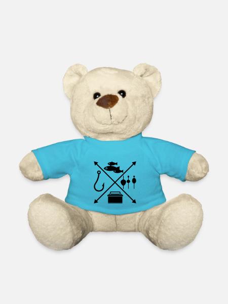 angeln - Teddy - Atollblau