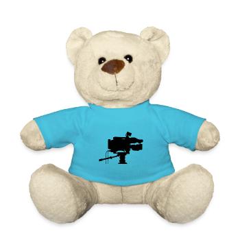 film camera - Teddy Bear - atoll blue - Front