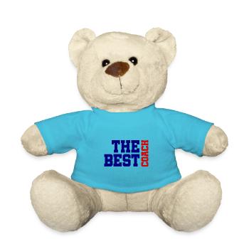 The best Coach - Der beste Trainer - Teddy - Atollblau - Vorne