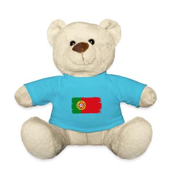 Portugal Drapeau utilisé Look Drapeau portugais - Nounours - bleu outremer - Devant