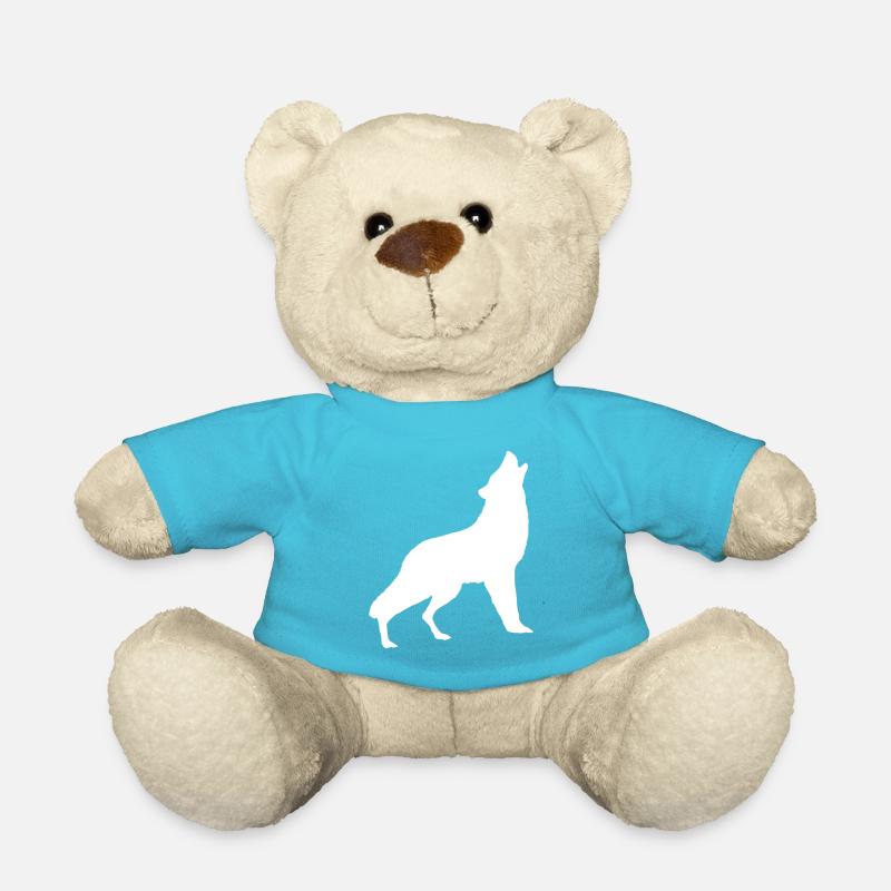 Loup hurleur - Nounours - bleu outremer