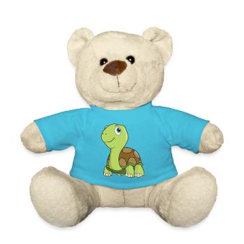 turtle - Teddy Bear - atoll blue - Front