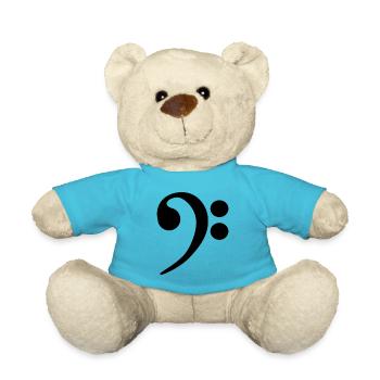 basscle f Bassschlüssel - Ibanez E-Bass - Teddy - Atollblau - Vorne