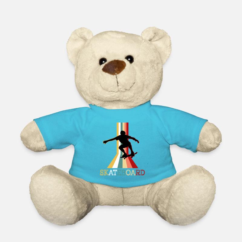 skateboarder - Nounours - bleu outremer