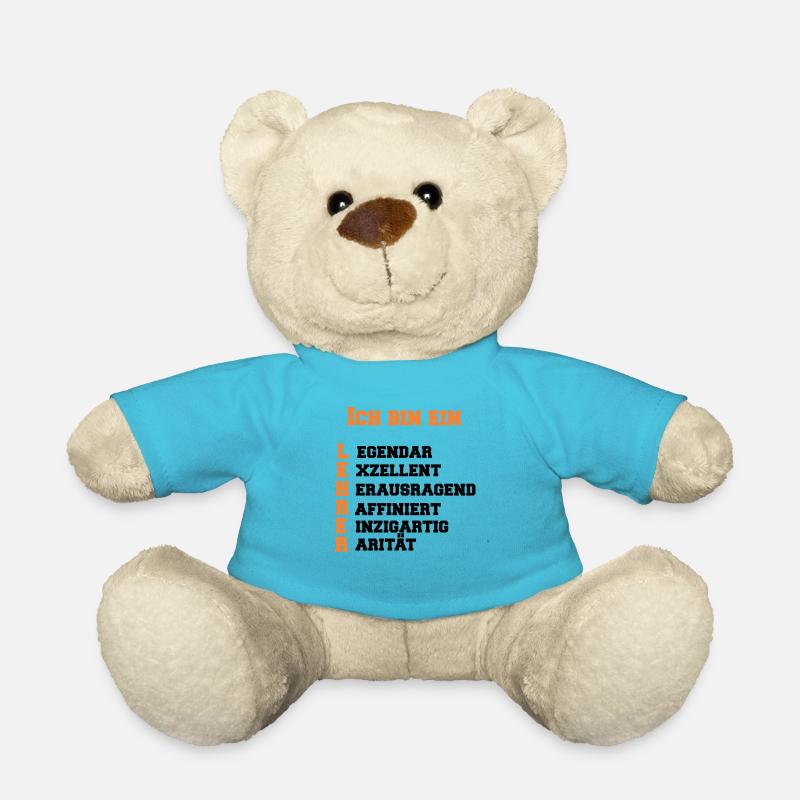 Lehrer - Teddy - Atollblau