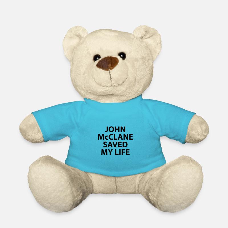 John McClane Saved My Life - Teddy - Atollblau