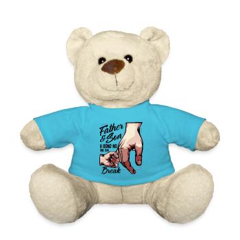 Väter Söhne Beste Freunde Cool Sprüche Geschenk - Teddy - Atollblau - Vorne