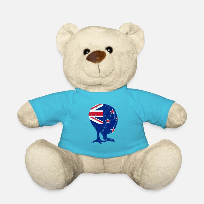 Kiwi Nouvelle-Zélande - Nounours - bleu outremer