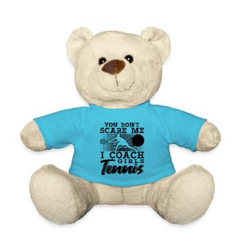 Tennis Coach Gift - Teddy - Atollblau - Vorne