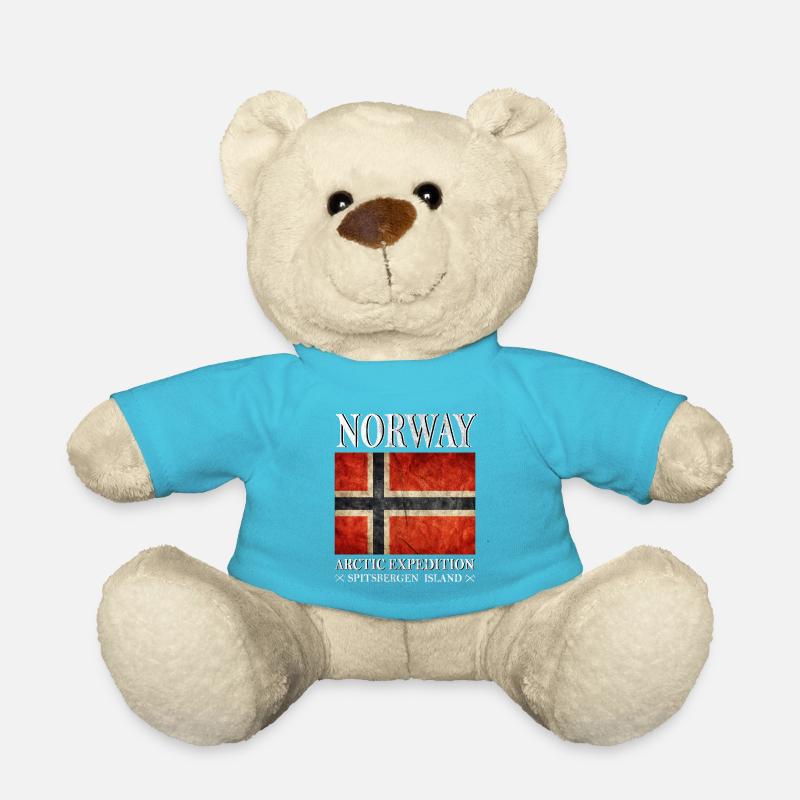 Norway, Norge, Norway - Teddy Bear - atoll blue