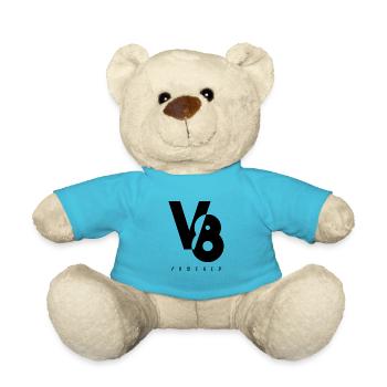 V8 Powered V Motor Muscle Car Pickup SUV Fan - Teddy - Atollblau - Vorne
