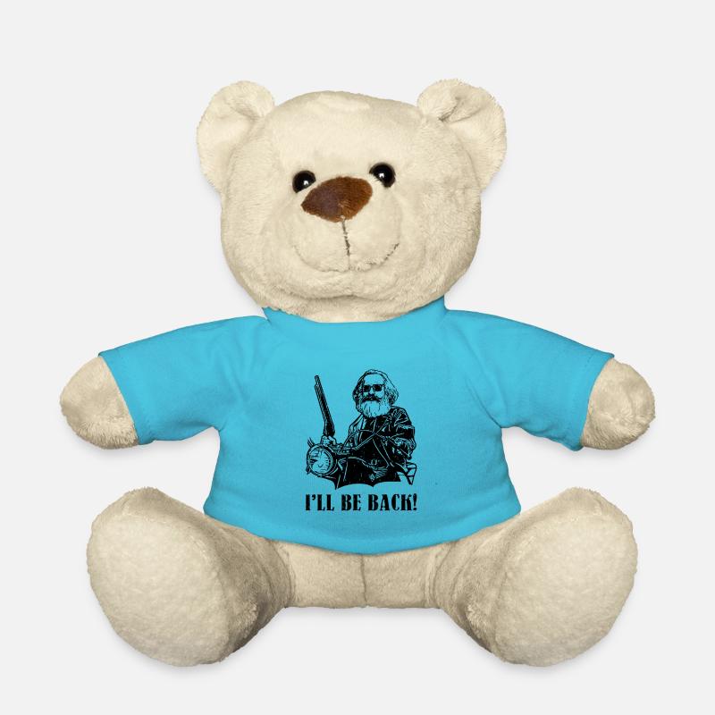 I'll be back Geschenk Karl Marx Marxismus Chemnitz - Teddy - Atollblau