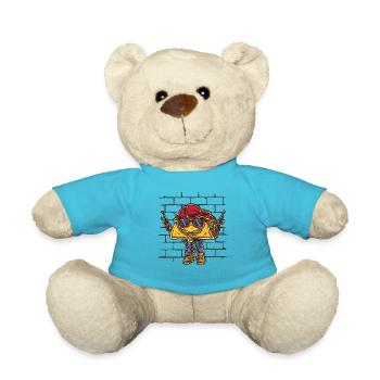 Lustiger Taco-gangster-stil - Teddy - Atollblau - Vorne
