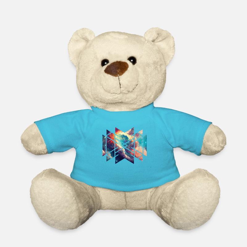 Heilige Geometrie Nebel Buntes Universum Äußeres Universum - Teddy - Atollblau