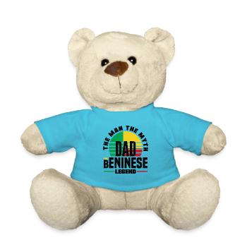 Béninois Bénin Drapeau Béninois Citation - Nounours - bleu outremer - Devant