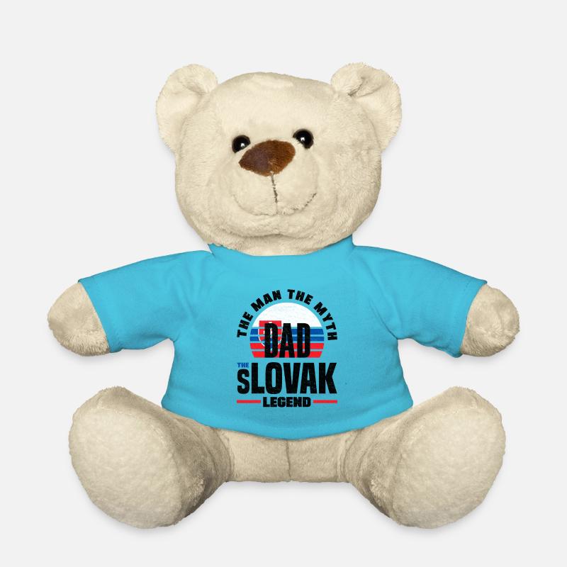Slovaquie slovaque Citation du drapeau slovaque - Nounours - bleu outremer