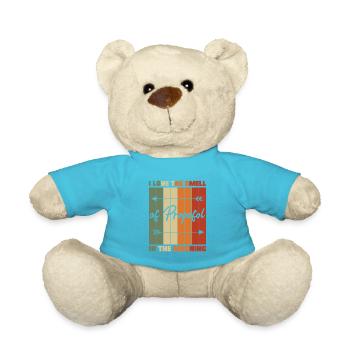 I Love The Smell Of Propofol Laryngoscope Humor - Teddy Bear - atoll blue - Front