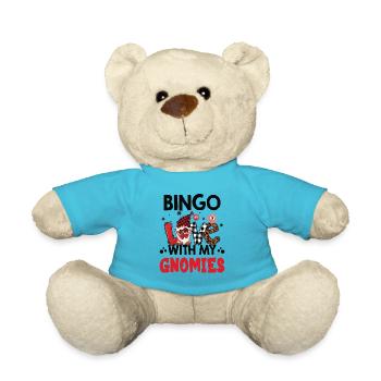 Bingo Liebe Mit Meinen Gnomies Leo Bingo - Teddy - Atollblau - Vorne