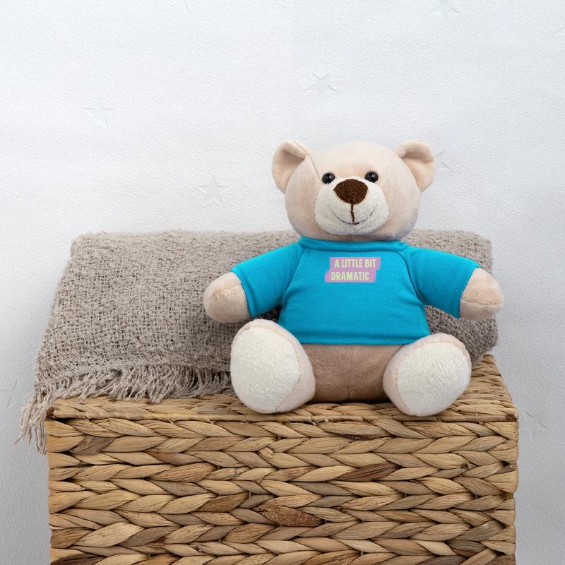 Bit Dramatic Fun Women's Tee Teddy Bear